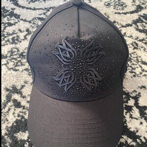 AUTHENTIC AMIRI MA QUAD CRYSTAL CANVAS HAT